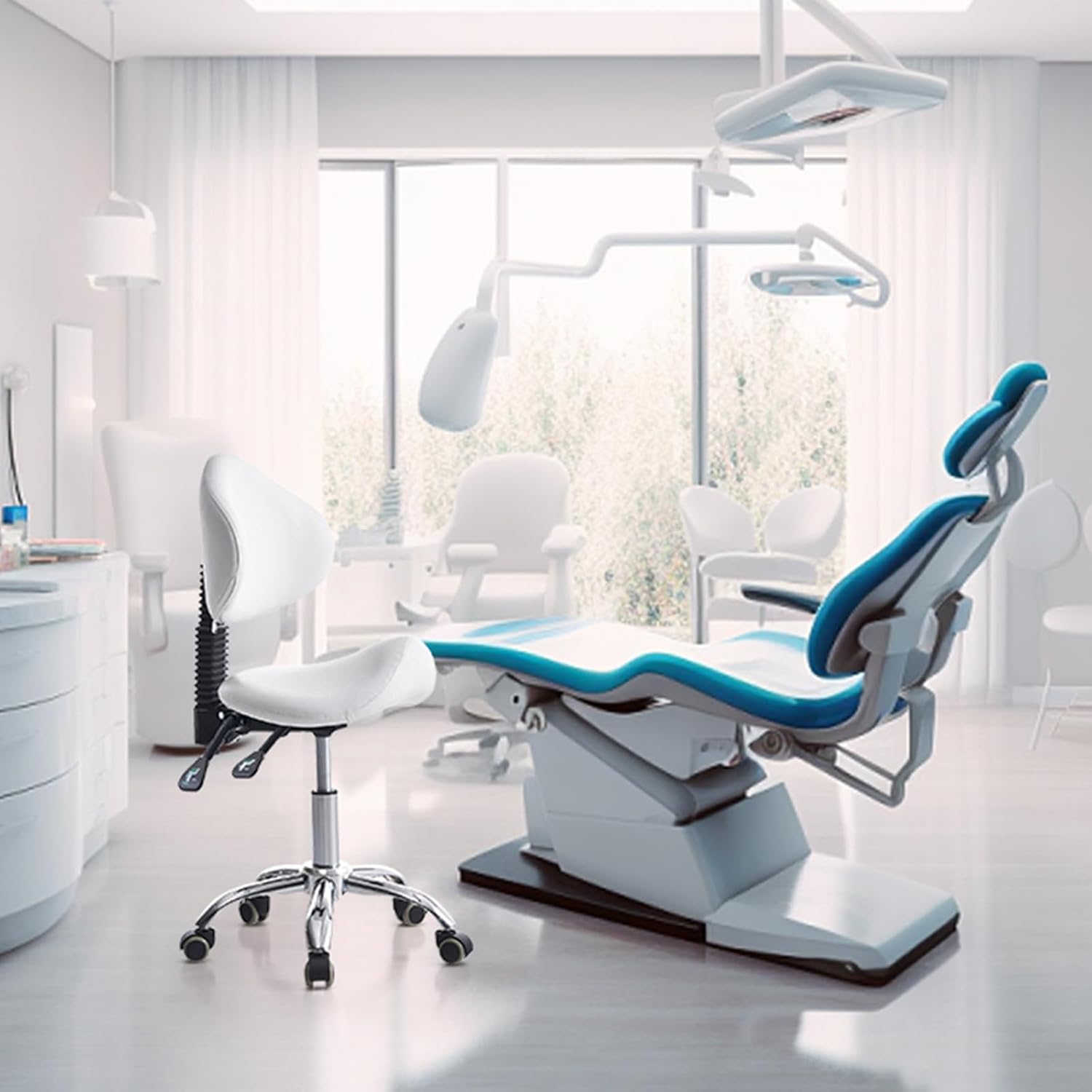 Saddle Stool Chair Rolling Wit - Office Tech Chair review and price