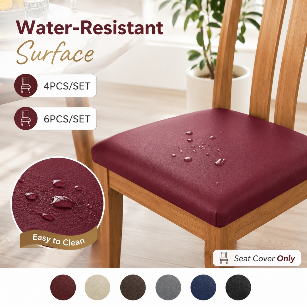 4/6pcs Stretch Faux Leather Di - Office Tech Chair review and price