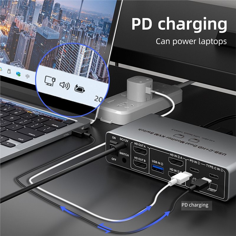-Compatible 4K 60Hz Dual Monit - Kvm Switch Dual Monitor review and price