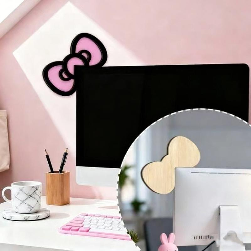New 1/2Pcs Wooden Bowknot PC A - Office Desk Tech Accessories review and price