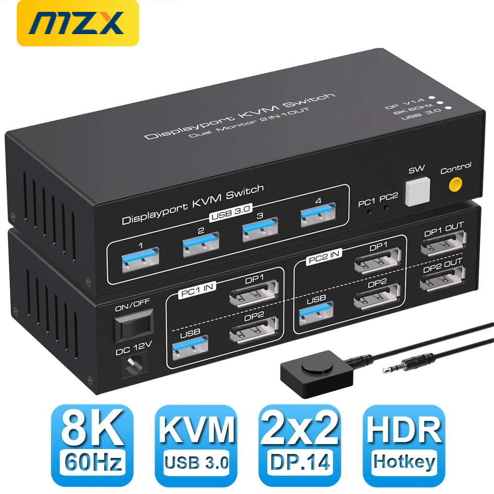 MZX KVM Switch 2 Dual Monitors - Kvm Switch Dual Monitor review and price