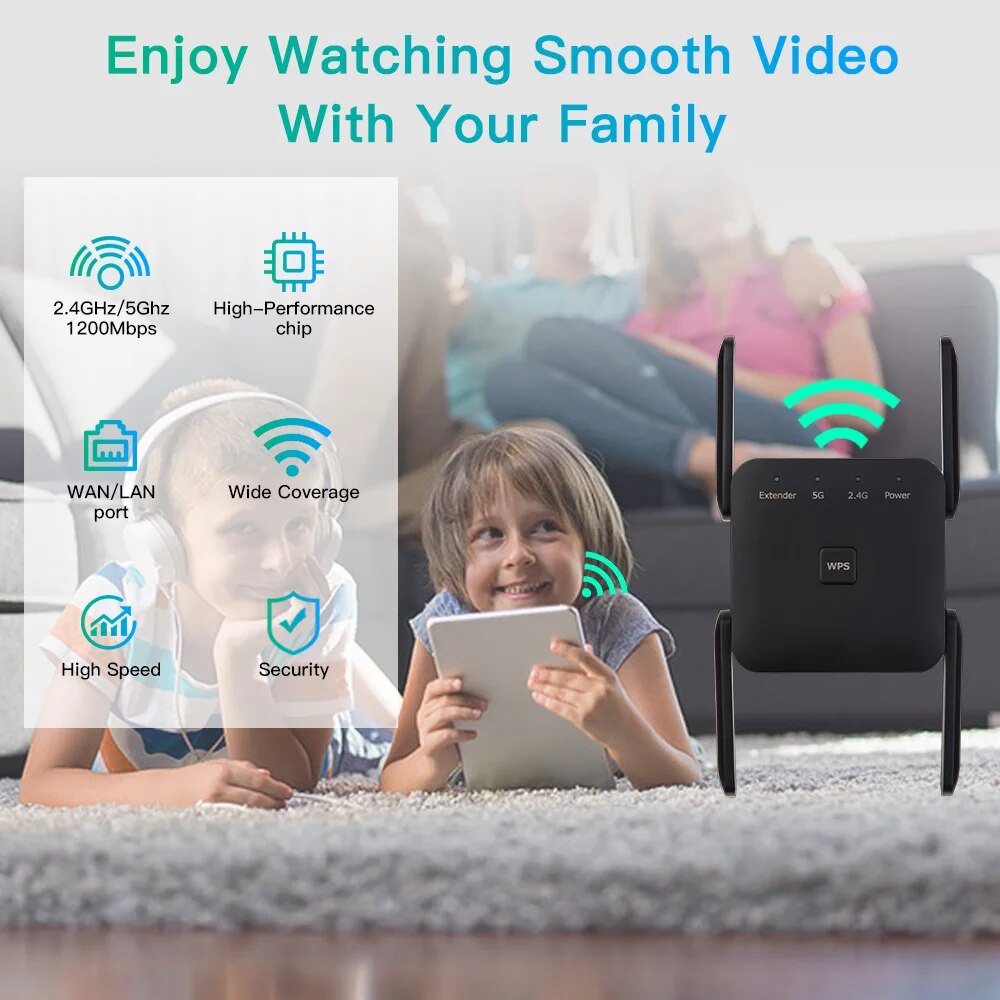 WiFi Repeater 1200Mbps 2.4GHz/ - Wifi Range Extender review and price