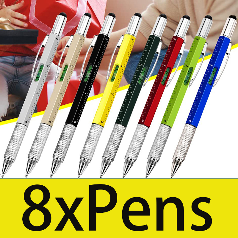 8Pcs 6 in 1 Multitool Pen with - Office Tech Products review and price