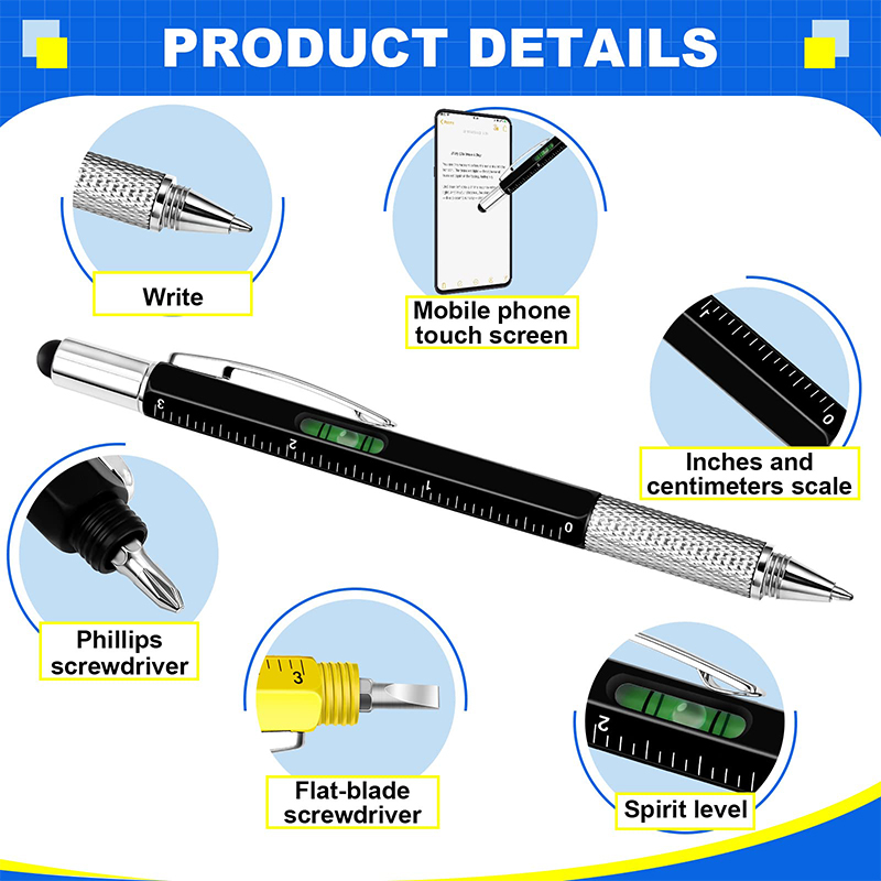 8Pcs 6 in 1 Multitool Pen with - Office Tech Products review and price