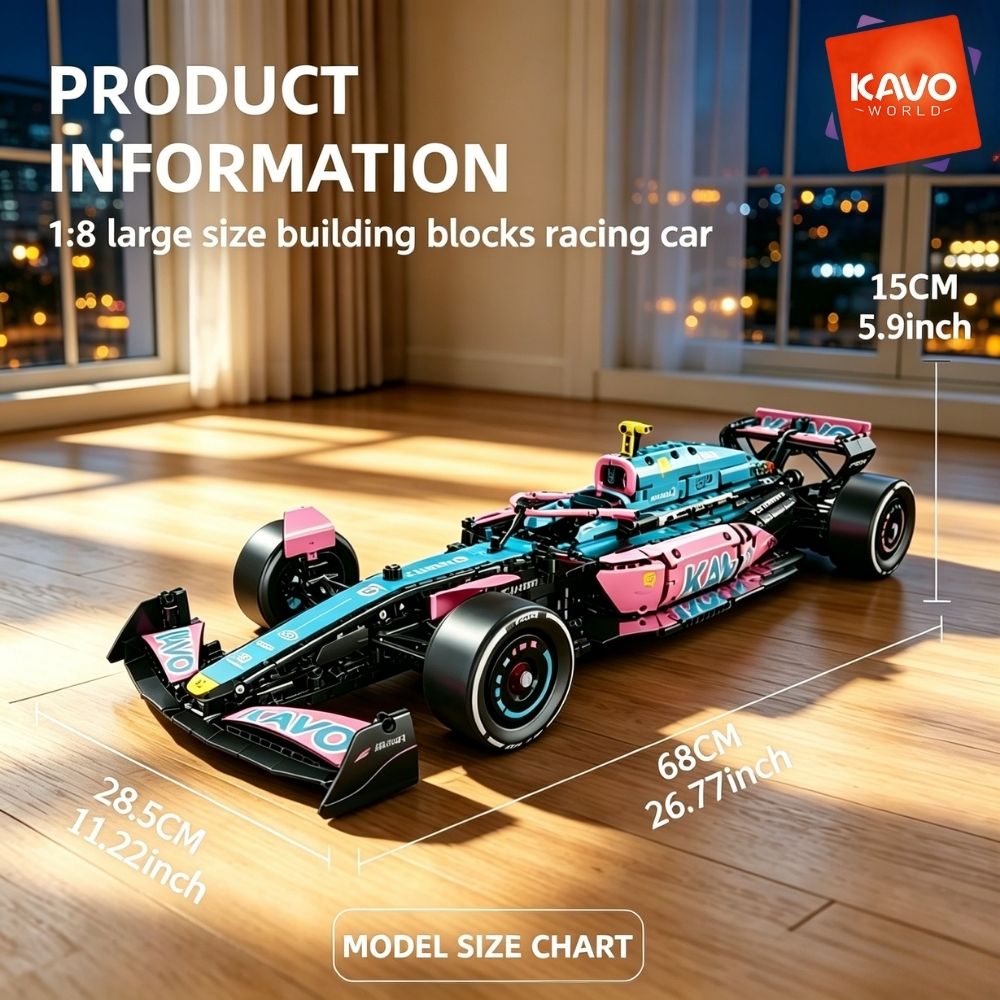 KAVOWORLD 1:8 Pink-blue Formul - Office Tech Products review and price