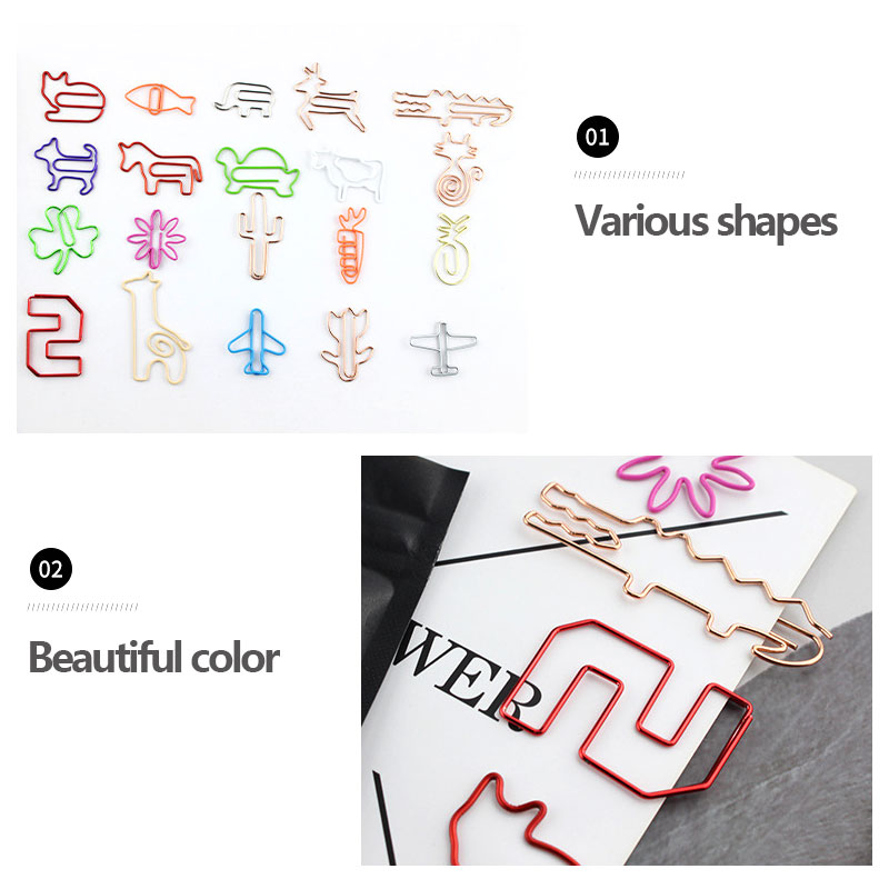 30 PCS Kawaii Paper Clips Book - Office Desk Tech Accessories review and price