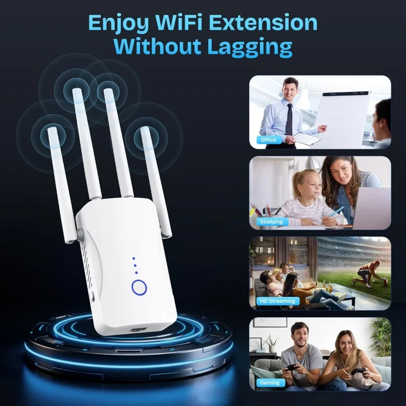 1200Mbps Dual Band WiFi Repeat - Wifi Range Extender review and price