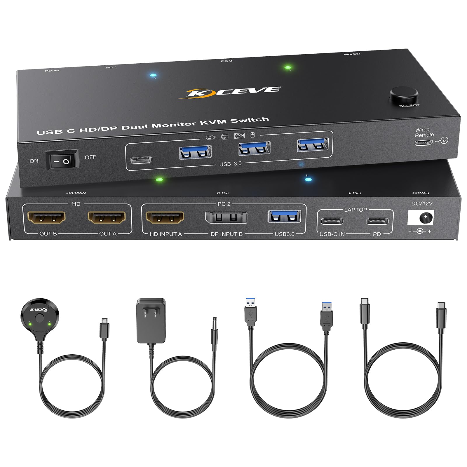 USB C KVM Switch 2 Computers 2 - Kvm Switch Dual Monitor review and price